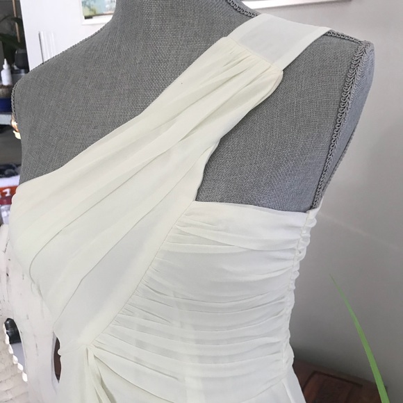 🌺Chiffon One Shoulder Dress🌺. Little bride to be - Picture 5 of 7